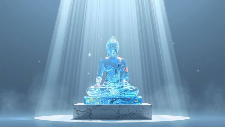 Statue Rays Free Crystal Meditation Statue Image - Meditation, Crystal, Statue ...
