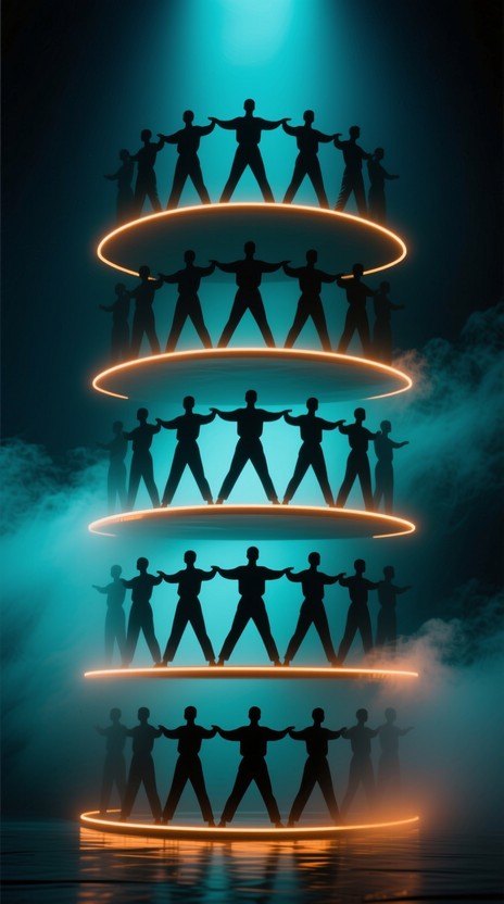 Dramatic Teamwork Image Free Silhouetted Hero Team Image - Heroes, Silhouettes, Team | Download ...