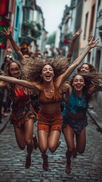 Free Joyful Friends Rejoicing Image - Joy, Friends, Celebration ...