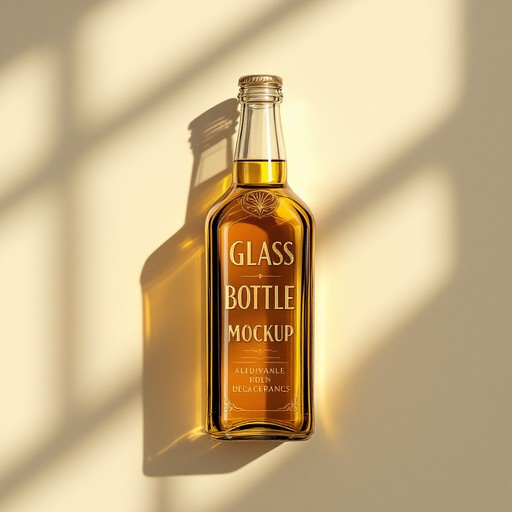 Free Amber Vintage Bottle Image | Download at StockCake