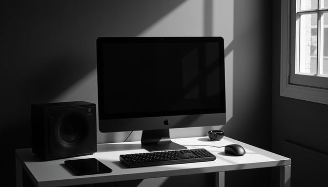 Free Minimalist Tech Workspace Image - Workspace, Minimalist, Computer ...