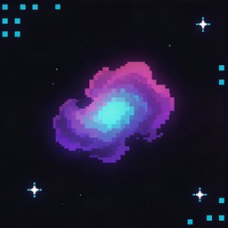 Free Cosmic Pixel Wonder Image - Pixel, Nebula, Space | Download at ...