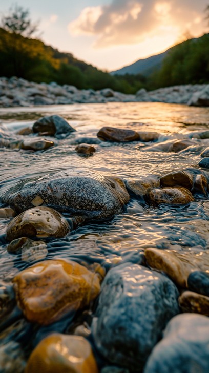 Free Sunset river glow Image - Sunset, River, Glow | Download at StockCake