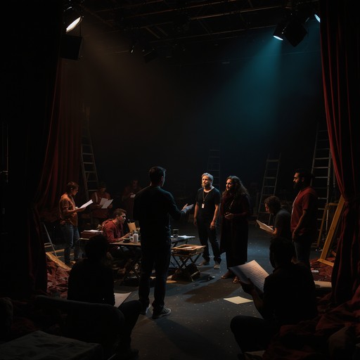 Rehearsal Performance Tech Example Free Dramatic theater rehearsal Image - Theater, Stage, Performance ...