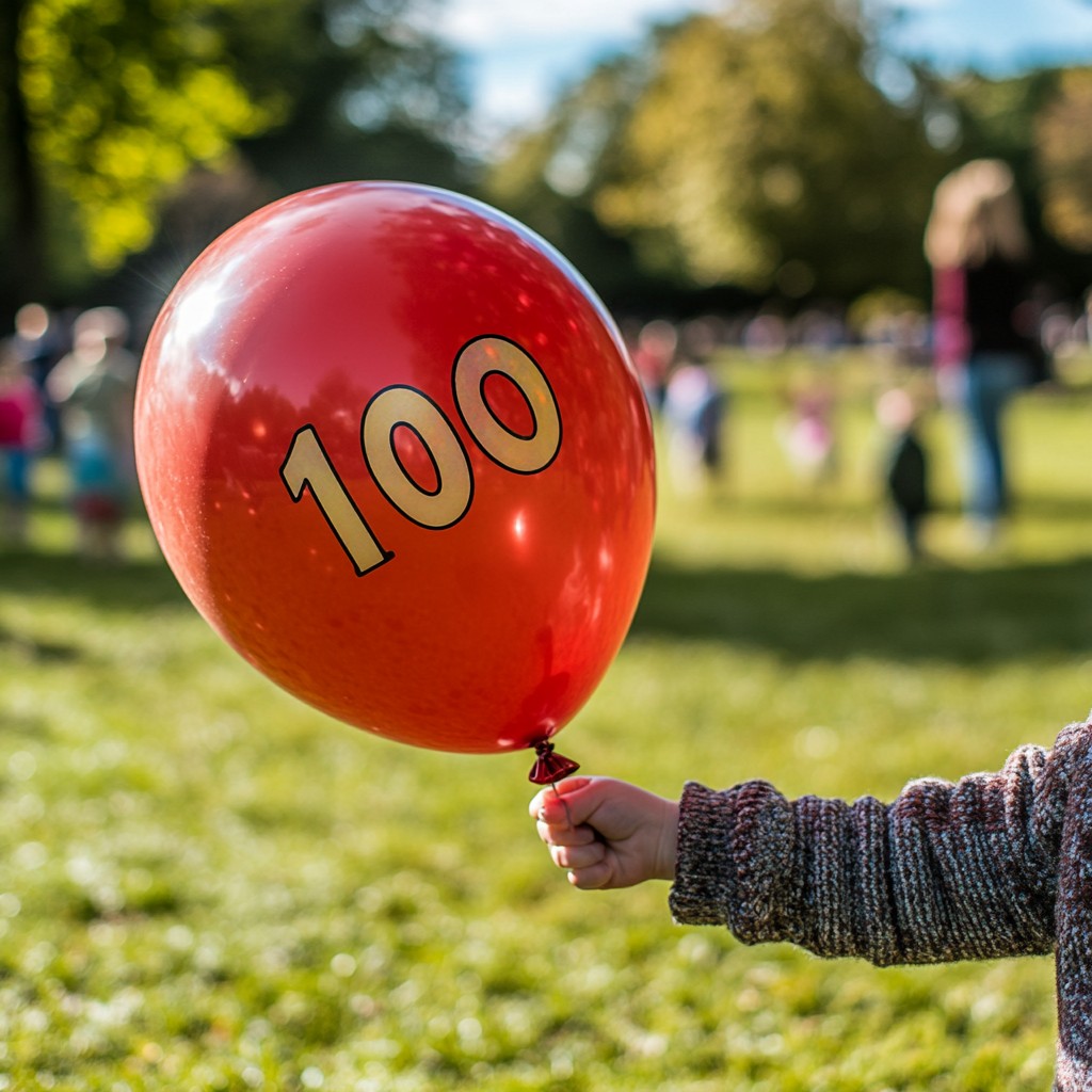 Free Celebrating 100 outdoors Image - Red, Balloon, Celebration ...