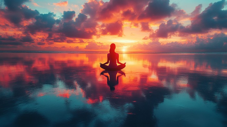Sunset Positions Free Sunset Yoga Reflection Image - Sunset, Meditation, Tranquility ...