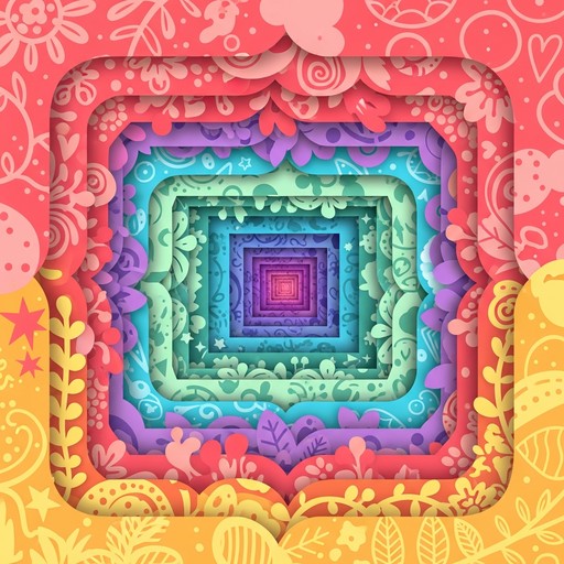Free Layered Playful Textures Image - Whimsical, Layered, Textures ...