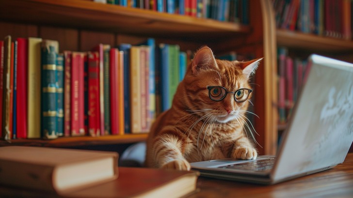 Free Cat Browsing Online Image | Download at StockCake