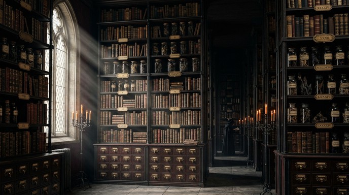 Free Dark Apothecary Secrets Image - Gothic, Victorian, Library ...