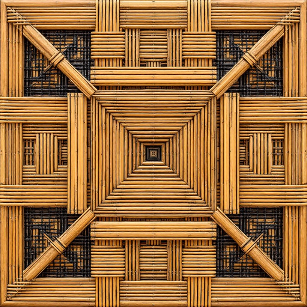 Free Concentric Bamboo Pattern Photo - Bamboo, Woven, Geometric ...