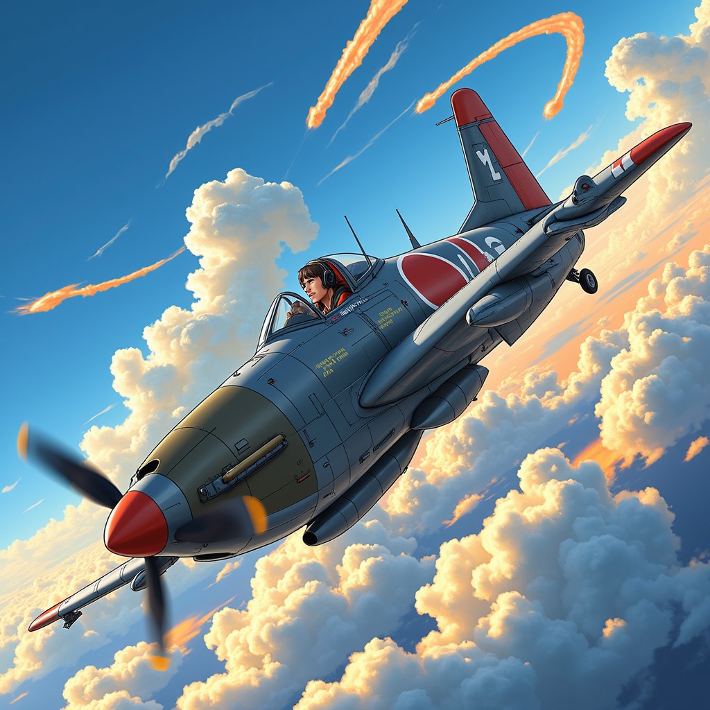 Plane Racing Anime Free Sky Combat Ace Image - Aircraft, Anime, Aviation | Download at ...