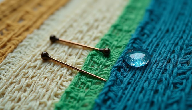 Free Pins Meet Fabric Image - Textile, Macro, Pins | Download at StockCake