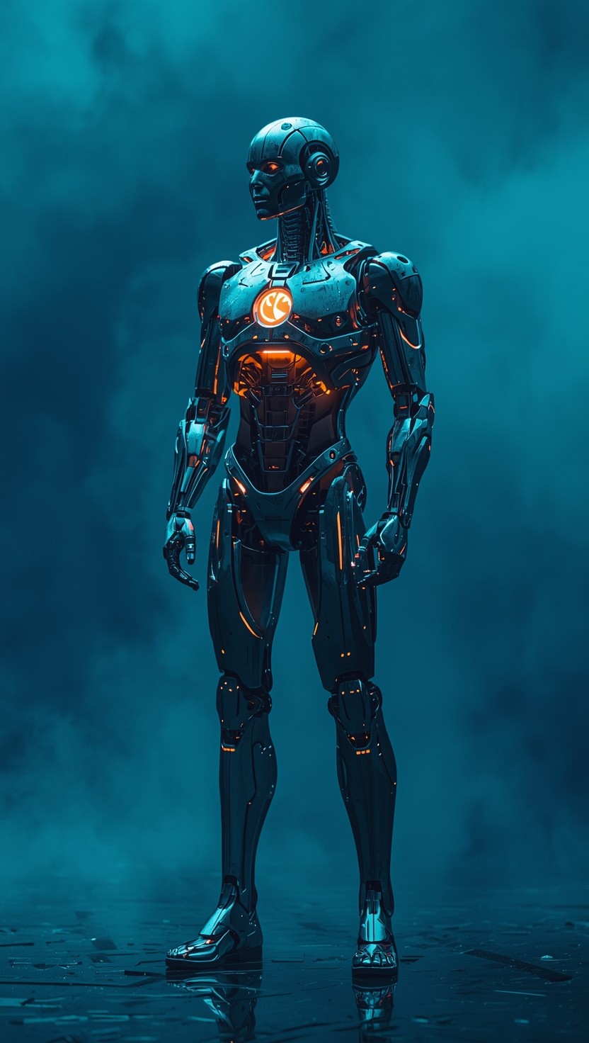 Free Sentient Machine Contemplates Photo - Robot, Android, Cyborg ...