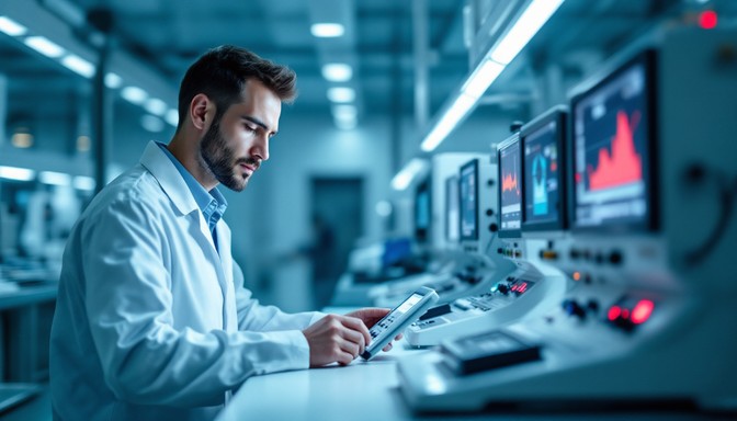 Free Engineer evaluating data Image - Engineer, Technology, Control ...