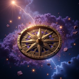 Free Mystical Cosmic Compass Image - Compass, Mystical, Cosmic ...