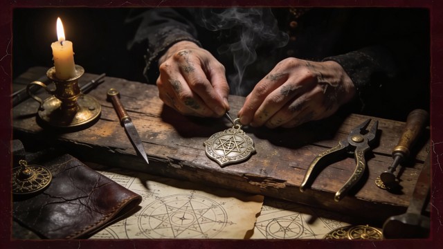 Goth Craft Magic Free Crafting Mystical Amulets Image - Gothic, Artisan, Hands ...