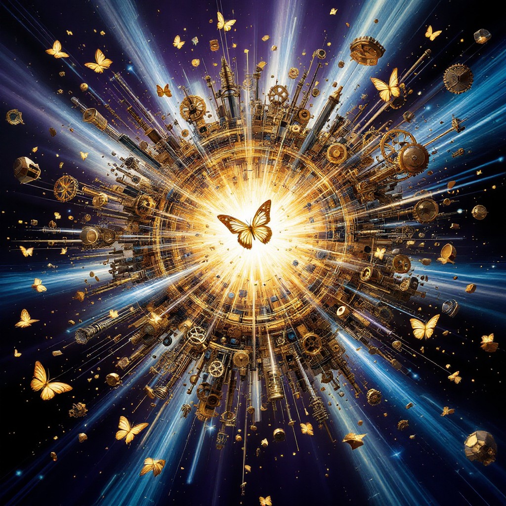 Free Mechanical Butterfly Explosion Image - Steampunk, Butterflies ...