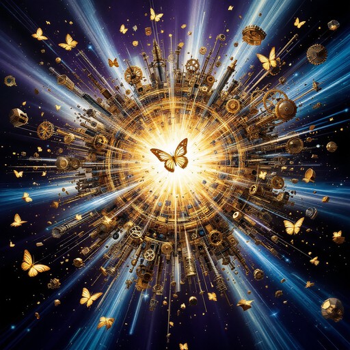 Free Mechanical Butterfly Explosion Image - Steampunk, Butterflies ...