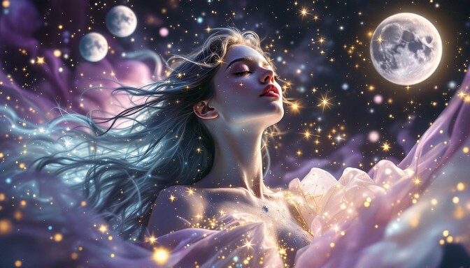 Free Celestial Dream Goddess Image - Celestial, Ethereal, Cosmic ...