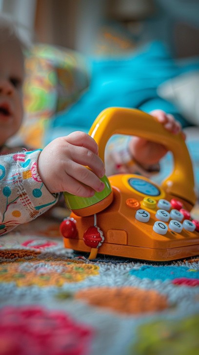 Baby Using Play Phone Free Baby Playing Phone Image - Baby, Playing, Phone | Download at ...