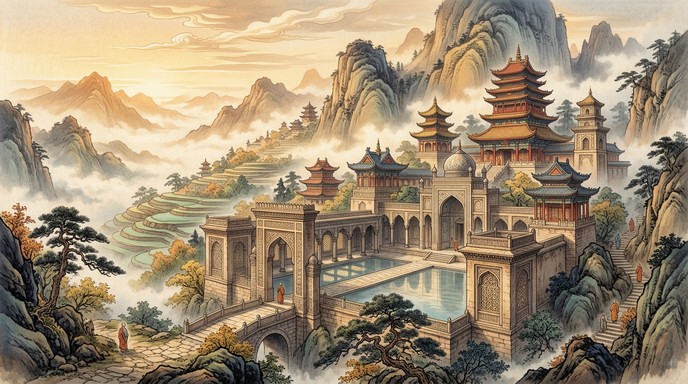 Free Ancient Mountain Temple Image - Temple, Pagoda, Architecture ...