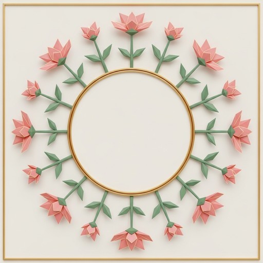 Free Radiant Flower Frame Image - Floral, Circular, Geometric ...