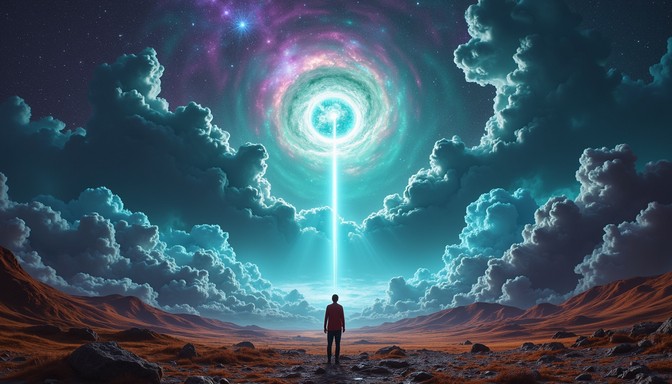 Free Cosmic Portal Witness Image - Cosmic, Portal, Silhouette ...