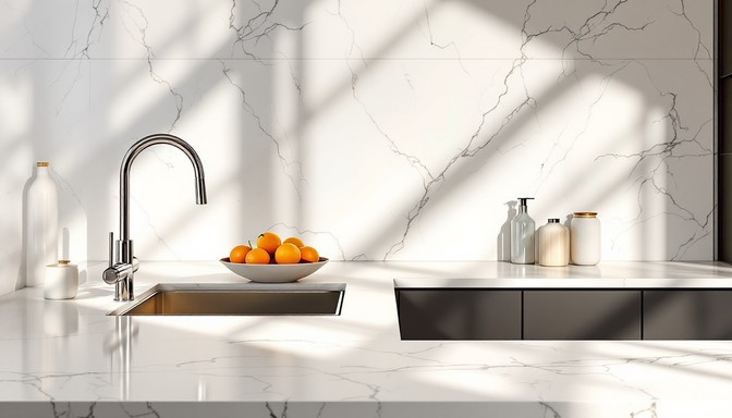 Free Luxurious Marble Kitchen Image - Marble, Minimal, Luxury ...