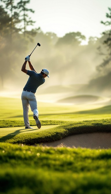 Free Misty Morning Golf Image - Golfer, Swing, Professional | Download ...