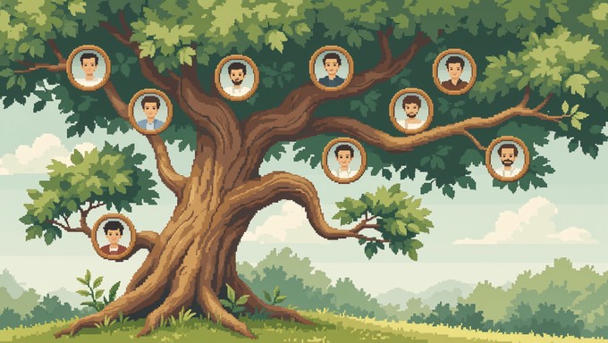 Free Pixelated Family Heritage Image - Pixel, Genealogy, Ancestry ...