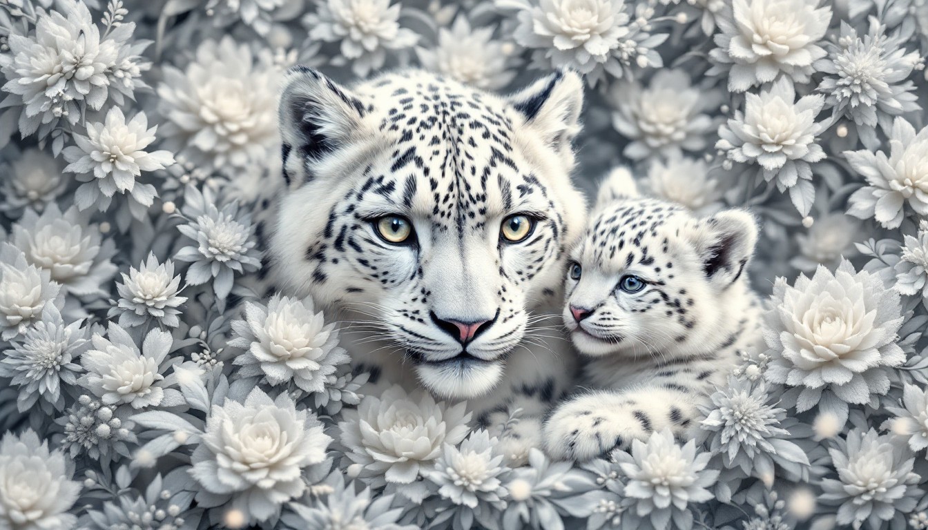 Twinkle Leopard Free Majestic Leopard Duo Image - Snowleopard, Wildlife, Feline ...