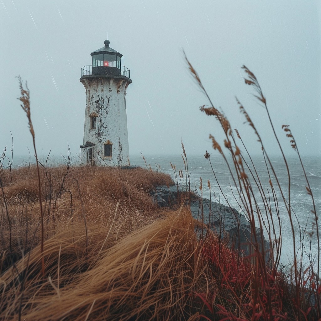 Free Misty Lighthouse Watch Image - Lighthouse, Misty, Shoreline ...