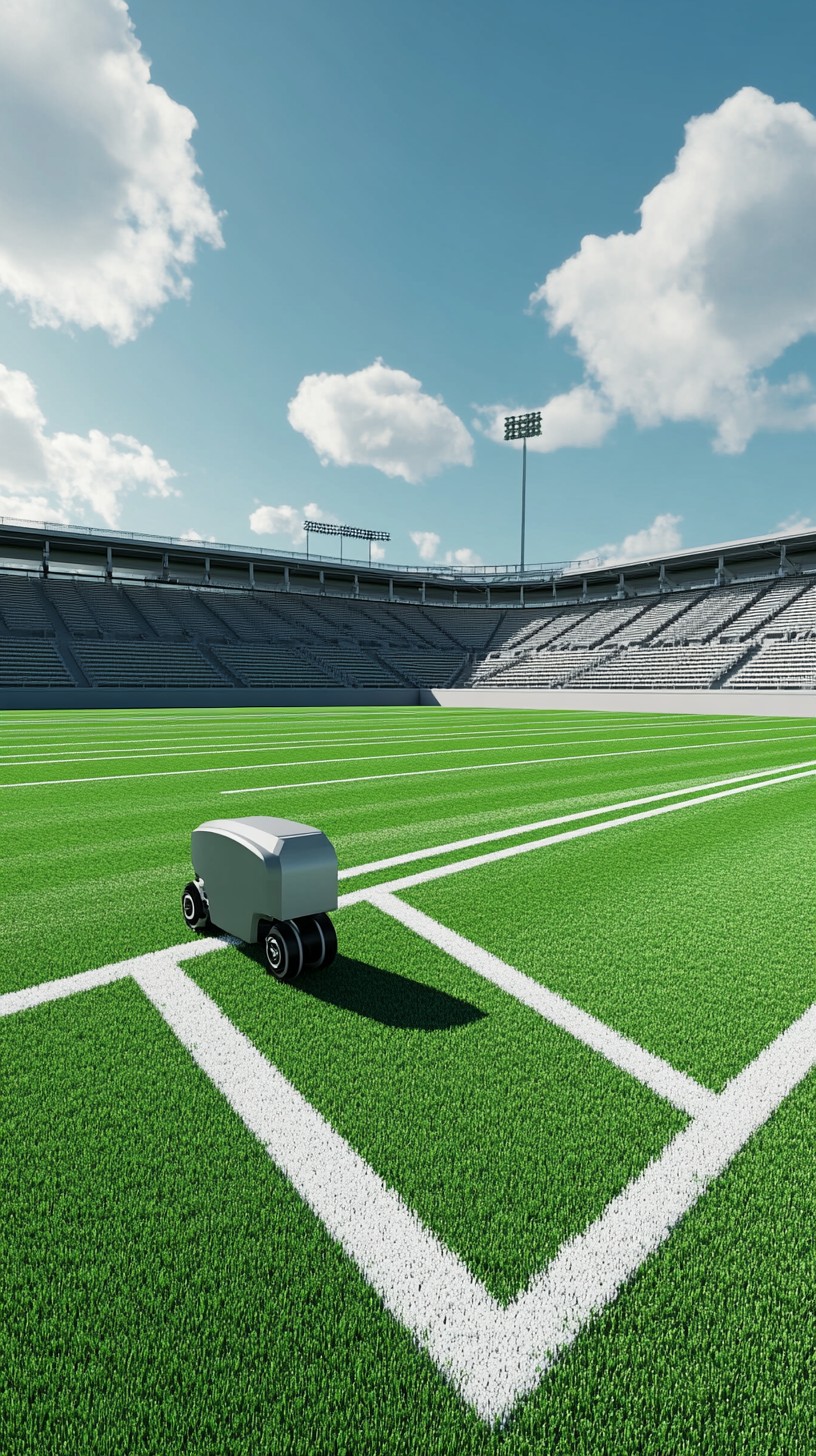Field Goal Robot Free Robot on Field Image - Robot, Field, Stadium | Download at StockCake
