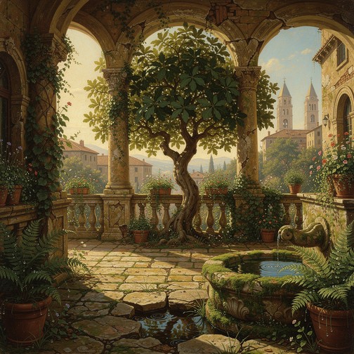 Earth Renaissance Style Free Nature Reclaims Architecture Image - Renaissance, Botanical ...