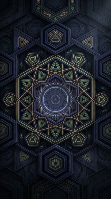 Free Geometric Symmetry Art Image - Geometric, Pattern, Hexagon ...