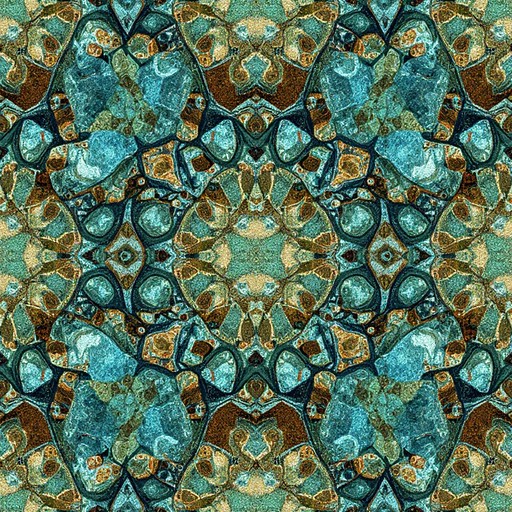  Free Underwater Treasure Mandala Image - Mandala, Turquoise Illustration 