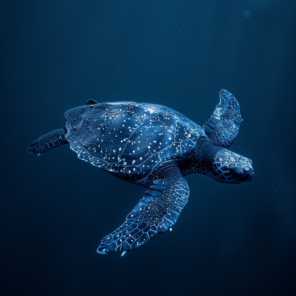 Free Glowing sea turtle Image - Turtle, Sea, Ocean | Download at StockCake
