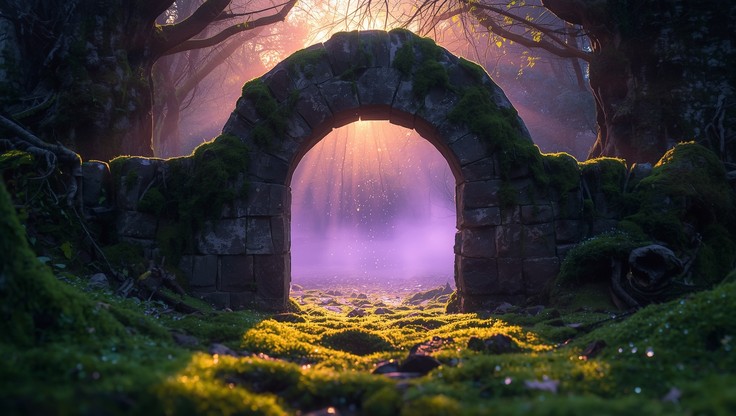 Free Enchanted Forest Gateway Image - Archway, Portal, Gateway ...