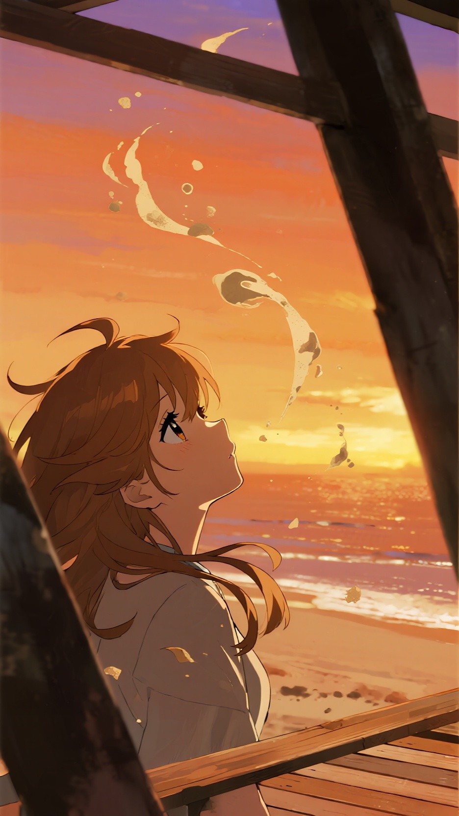 Free Golden Hour Reflection Image - Anime, Sunset, Beach | Download at ...