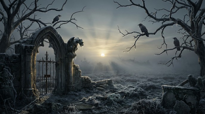 Free Gothic Winter Desolation Image - Gothic, Winter, Gargoyle ...