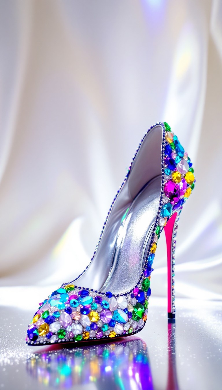 Free Crystallized Rainbow Stiletto Photo - Stiletto, Crystal, Rainbow ...
