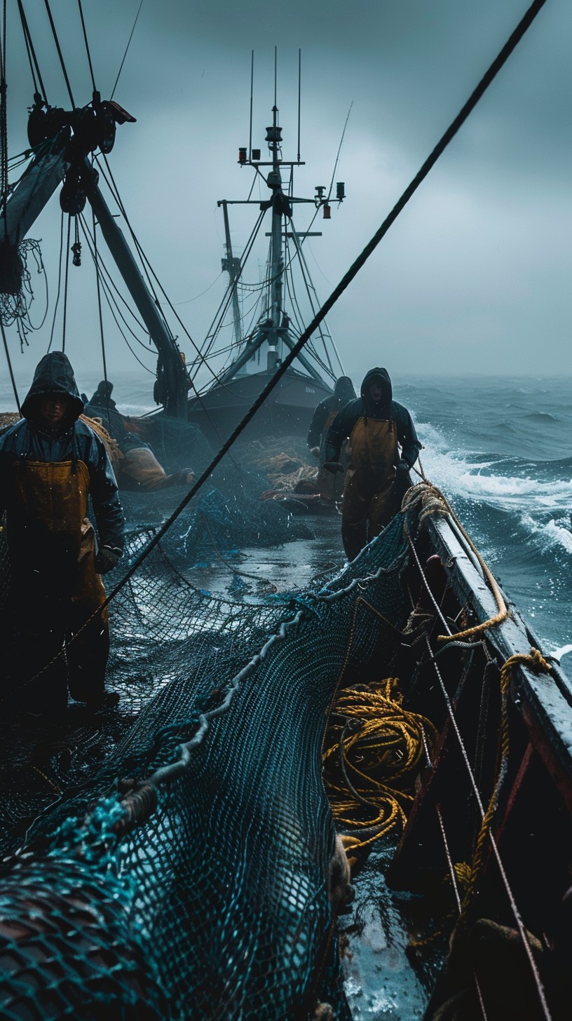 Free Stormy Fishing Endeavor Image - Fishing, Storm, Sea | Download at ...