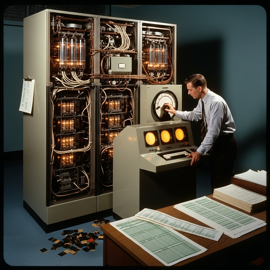 Free Vintage Computer Technology Image - Vintage, Computer, Mainframe ...