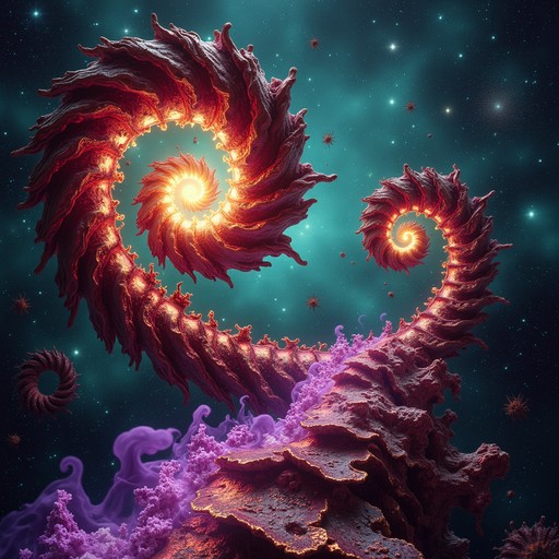 Mesmerizing Entity Free Hypnotic Burgundy Vortex Image | Download at StockCake