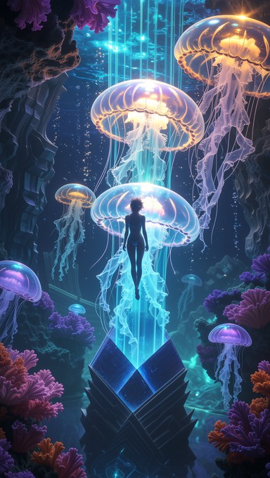 Download Underwater Genie Dream Stock Images for Free | StockCake