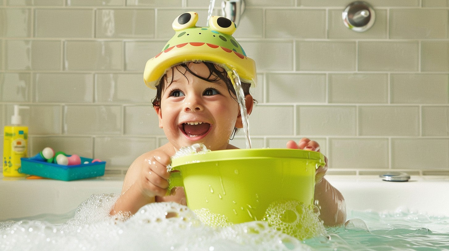 Free Joyful Bath Time Image - Child, Bath, Bubbles | Download at StockCake