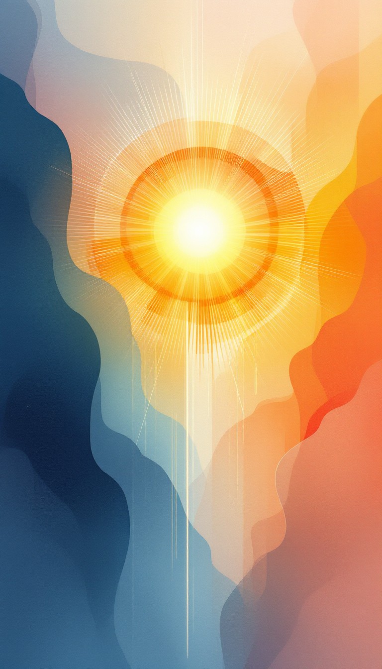 Free Radiant Sun Rising Image - Sun, Abstract, Geometric | Download at ...