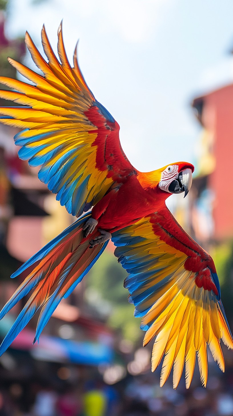 Free Parrot in flight Image - Parrot, Flight, Feathers | Download at ...