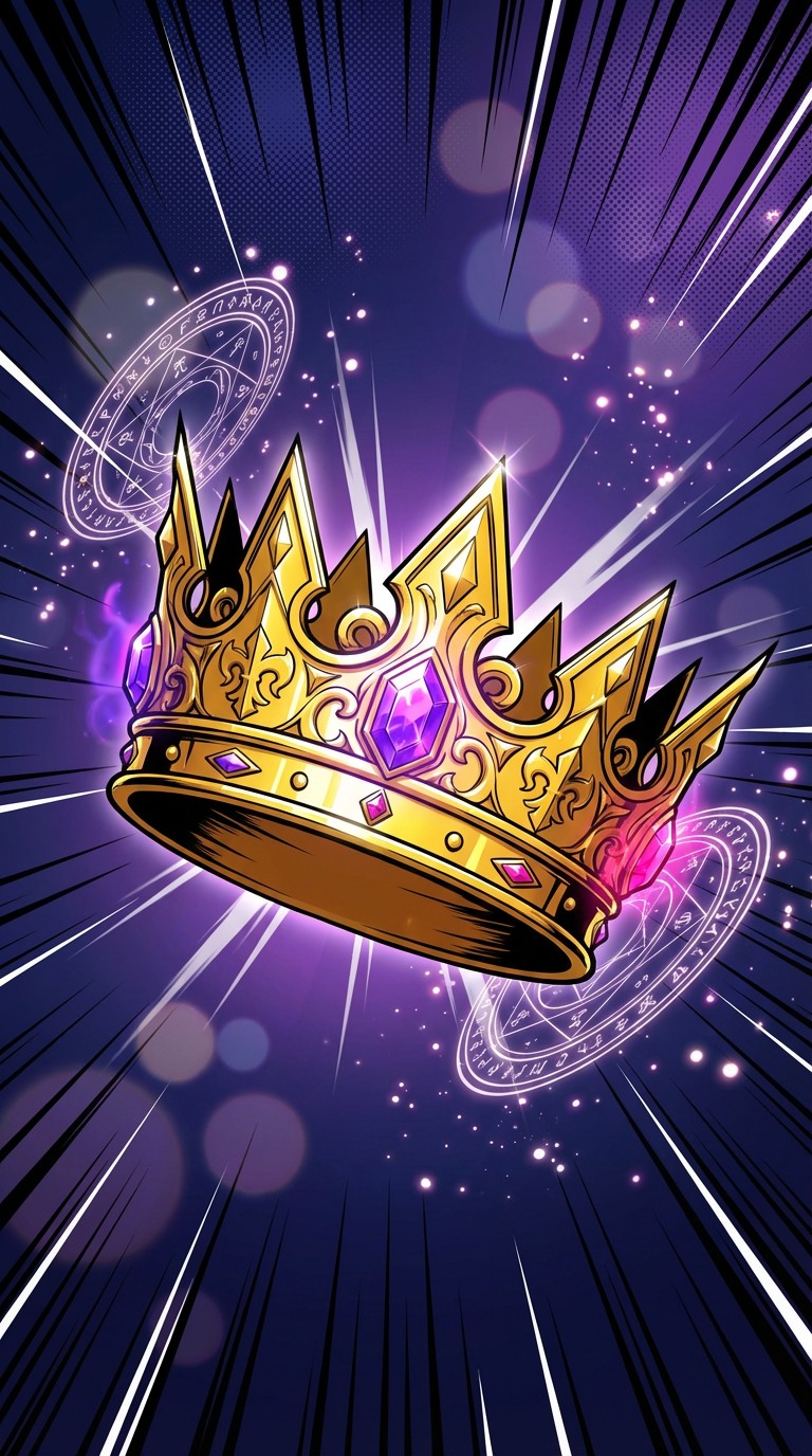 Magic Krone Free Golden Crown Magic Image - Crown, Golden, Anime | Download at ...