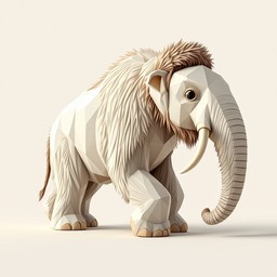 Free Geometric Mammoth Design Image - Mammoth, Geometric, 3d | Download ...